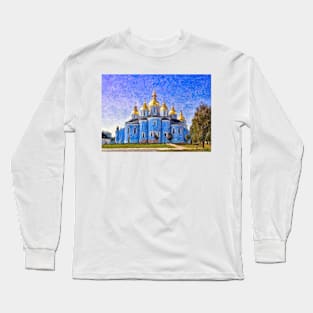 St Michael&#39;s Golden Domed Monastery, Kiev Long Sleeve T-Shirt